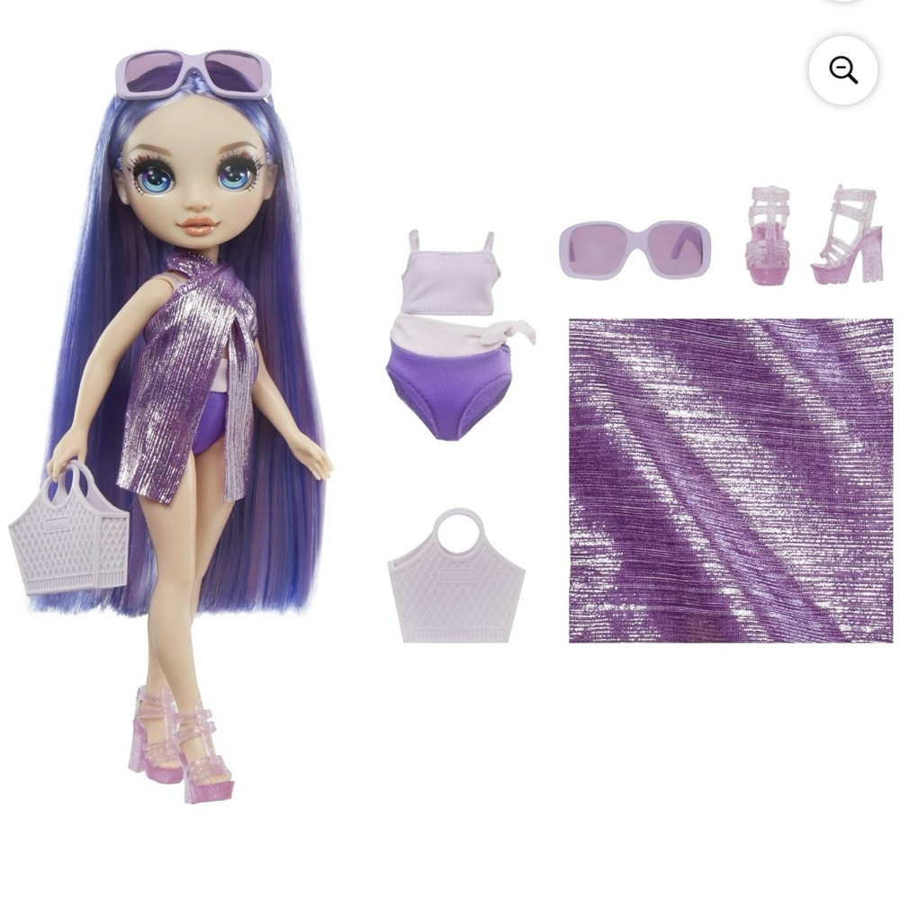 Rainbow High Swim & Style Violet, Purple 11” Doll, Ages 4-12 - Picture 6 of 6
